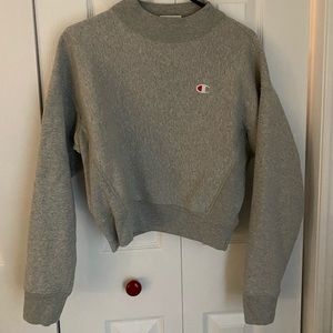 Champion mock neck cropped sweatshirt